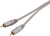 Zenith AC3006SB Stereo Cable, White Sheath, 6 ft L